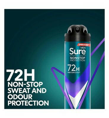 Sure Men Active Dry Nonstop Protection Anti-perspirant Deodorant Aerosol 150 ml GOODS Boots