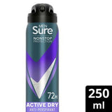 Sure Men Active Dry Nonstop Protection Anti-perspirant Deodorant Aerosol 250ml GOODS Boots