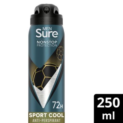 Sure Men Sport Cool Nonstop Protection Anti-perspirant Deodorant Aerosol 250ml GOODS Boots   