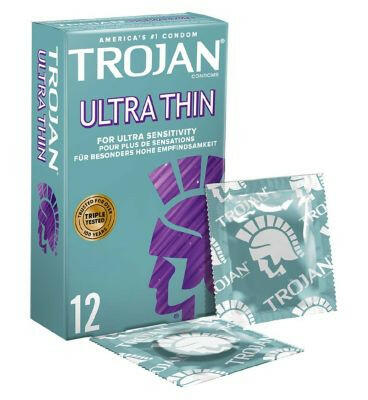 Trojan Ultra Thin Condoms 12s Intimate Care Boots