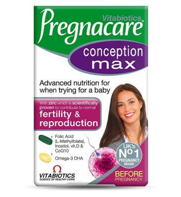 Vitabiotics Pregnacare Conception Max 28 Days Supply GOODS Boots