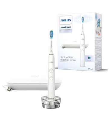 Philips Sonicare DiamondClean 9000 Electric Toothbrush With App, White, HX9911/63 Dental Boots   