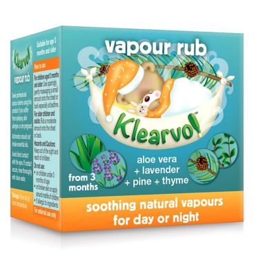 Klearvol Vapour Rub 50ml Sleep & Relaxation Boots   