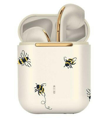VQ Earbuds Apple-compatible and wireless Cath Kidston Bees Health Care Boots