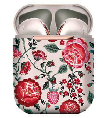 VQ Earbuds Apple-compatible and wireless Cath Kidston Strawberry Garden Health Care Boots