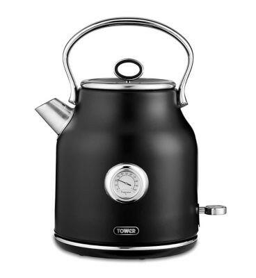 Tower Renaissance 1.7 Litre 3KW Kettle Black GOODS Boots