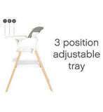 Tutti Bambini Nova Evolutionary Highchair - White/Oak GOODS Boots