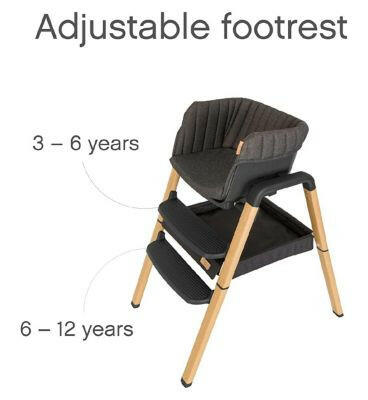 Tutti Bambini Nova Birth to 12 Years Complete Highchair Package - Grey/Oak GOODS Boots