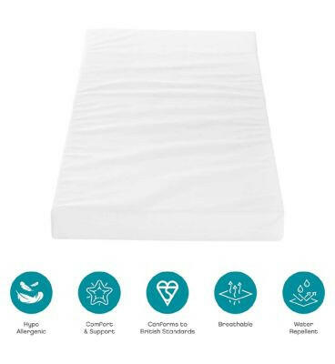 Tutti Bambini Eco Fibre Deluxe Cot Bed Mattress (70 x 140 cm) GOODS Boots