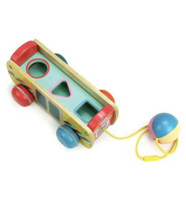 Vilac Coach Pull Toy GOODS Boots