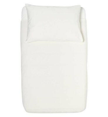 The Little Green Sheep Organic Duvet & Pillow Cover - White GOODS Boots