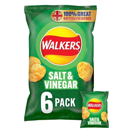 Walkers Salt & Vinegar Crisps Free from M&S Title  