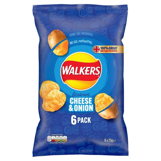 Walkers Cheese & Onion Crisps Free from M&S   
