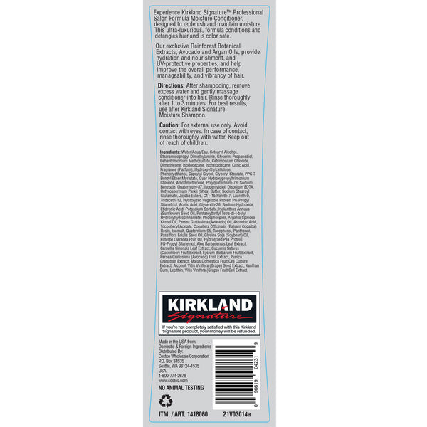 Kirkland Signature Moisture Conditioner, 1L