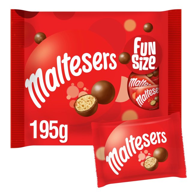 Maltesers Milk Chocolate & Honeycomb Funsize Bags Fairtrade KOSHER M&S Title  