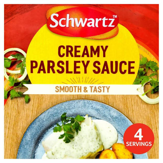 Schwartz Creamy Parsley Sauce Mix 35g Traditional & packet sauces Sainsburys   