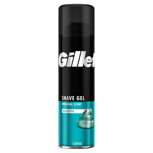 Gillette Sensitive Skin Shaving Gel 200ml shaving Sainsburys   