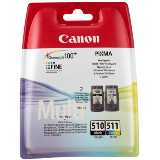 Canon PG-510 & CL-511 Multi Pack Desk Storage & Filing M&S Title  
