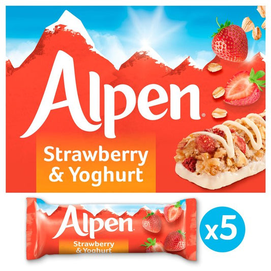 Alpen Cereal Bars Strawberry & Yoghurt GOODS M&S   