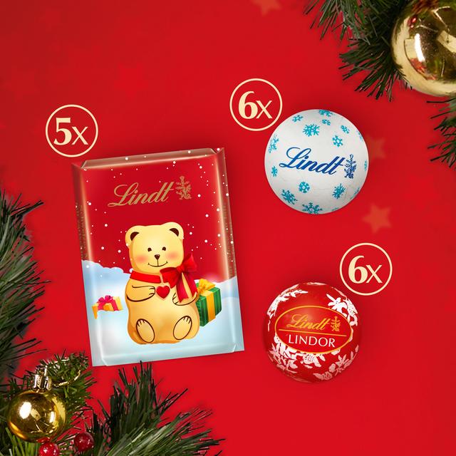 Lindt Teddy Bear Advent Calendar Sweets M&S   