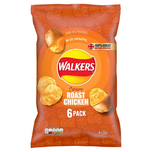 Walkers Roast Chicken Multipack Crisps Free from M&S   