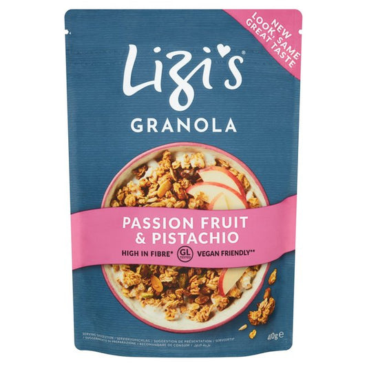 Lizi's Granola Passionfruit & Pistachio Free from M&S Title  