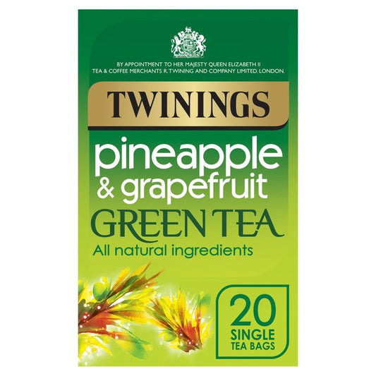 Twinings Pineapple & Grapefruit Green Tea, 20 Tea Bags Tea M&S Title  