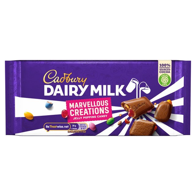 Cadbury Dairy Milk Marvellous Creations Jelly Popping Candy (UK) - 47g