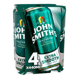 John Smith's Extra Smooth Ale Cans 4x440ml GOODS Sainsburys   