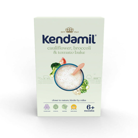 Kendamil Cauliflower, Broccoli and Tomato Bake 5 Pack (35 Servings) Baby Porridge McGrocer Direct   