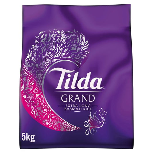 Tilda Grand Extra Long Grain Basmati Rice HALAL M&S Title  