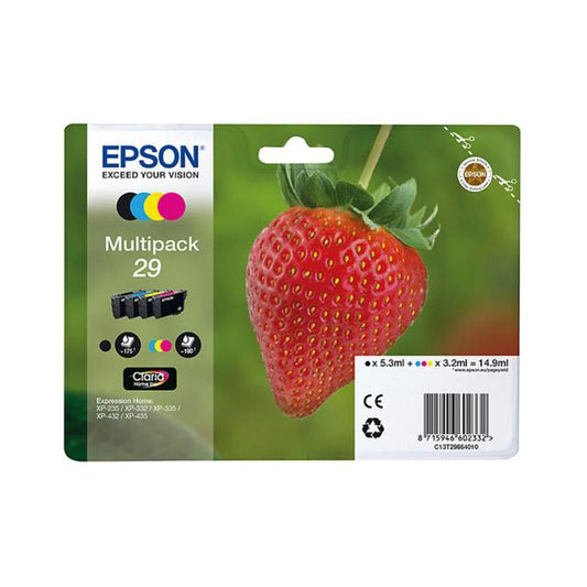 Epson T2986 Multipack - Strawberry Desk Storage & Filing M&S Title  