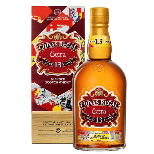 Chivas Regal Extra 13 Year Old Blended Scotch Whisky Liqueurs and Spirits M&S Title  