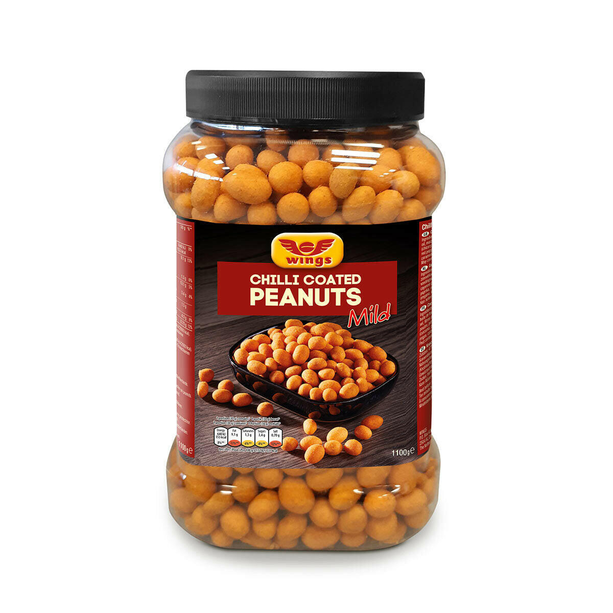 Wings Chilli Coated Peanuts, 1.1kg GOODS Costco UK