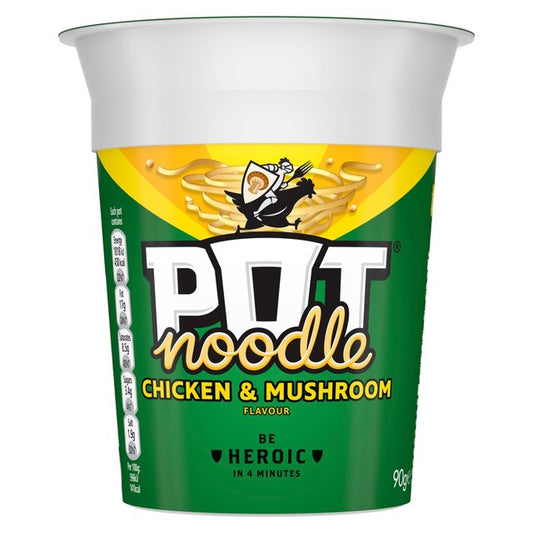 Pot Noodle Chicken & Mushroom Food Cupboard M&S   
