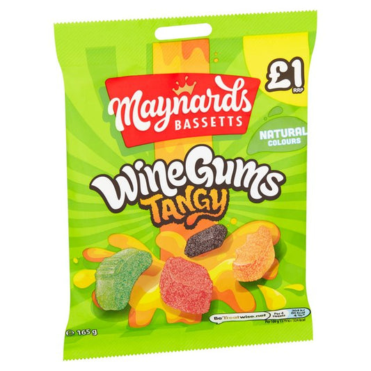 Maynards Bassetts Tangy Wine Gums Sweets Bag Sweets M&S Title  
