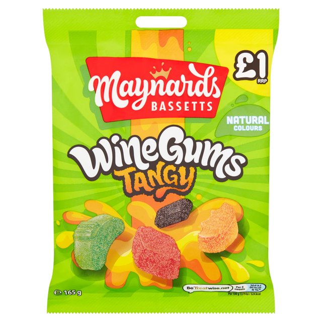 Maynards Bassetts Tangy Wine Gums Sweets Bag Sweets M&S   