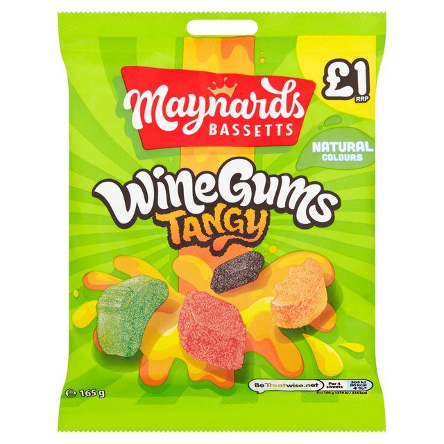 Maynards Bassetts Tangy Wine Gums Sweets Bag Sweets M&S   