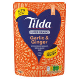 Tilda Super Grains Garlic & Ginger Rice Food Cupboard M&S   