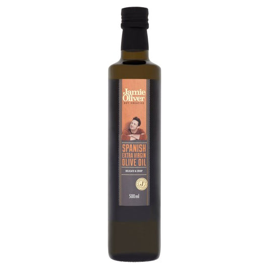 Jamie Oliver 100% Spanish Extra Virgin Olive Oil Speciality M&S Title  