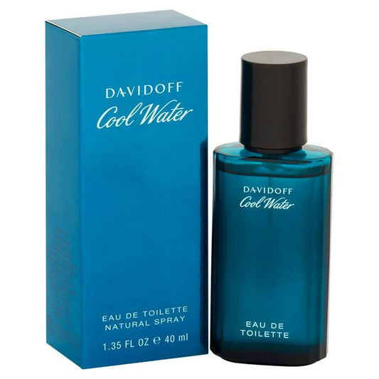 Davidoff Cool Water Eau de Toilette Natural Spray 40ml aftershave & gifts Sainsburys   