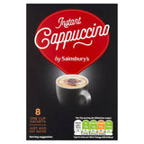 Sainsbury's Instant Cappuccino 8x17g All coffee Sainsburys   