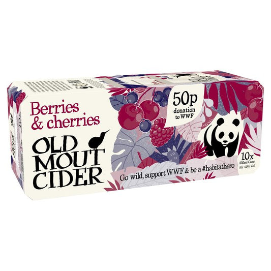 Old Mout Berries & Cherries Cider Cans Fizzy & Soft Drinks M&S   