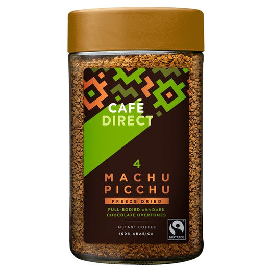 Cafedirect Fairtrade Machu Picchu Peru Instant Coffee Fairtrade M&S Title  