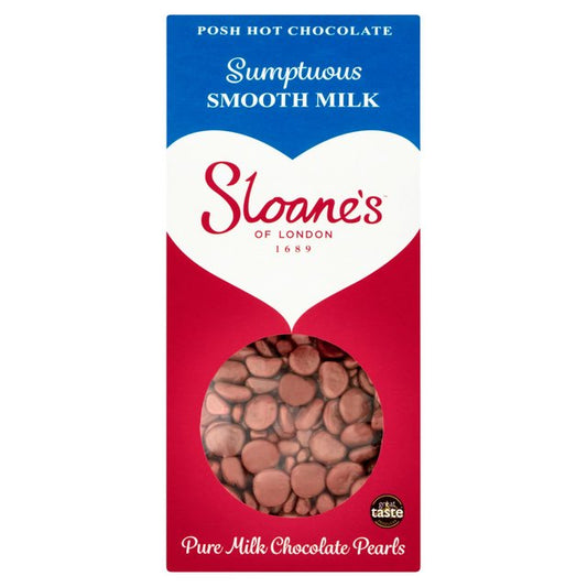 Sloane's Sumptuous Smooth Milk Posh Hot Chocolate Vegetarian & Vegan M&S Title  
