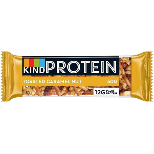 KIND Protein Toasted Caramel Nut Snack Bar Cereals M&S   