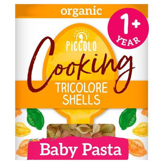 Piccolo Tricolore Organic Baby Pasta Shells, 12 mths+ Free from M&S Title  