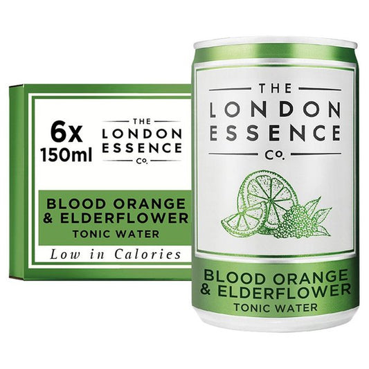 London Essence Co. Blood Orange & Elderflower Tonic Water Cans Adult Soft Drinks & Mixers M&S Title  