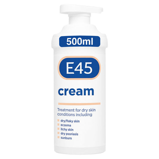E45 Moisturiser Cream Pump Eye & Ear Health ASDA   