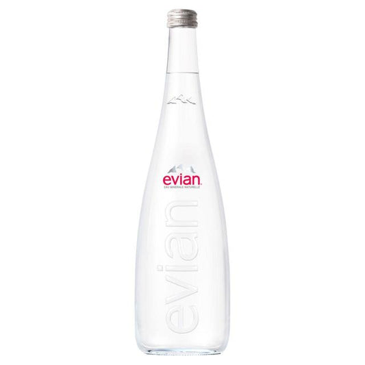 Evian Still Mineral Water Glass Bottle Water M&S   